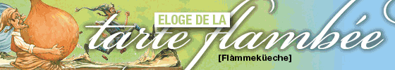 Eloge de la tarte flambée