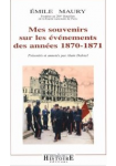 Mes souvenirs sur les événements des années 1870-1871