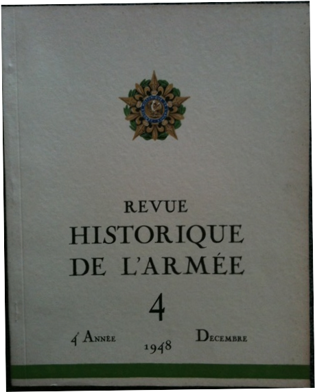 Revue Historique des Armées, 1948, n° 4