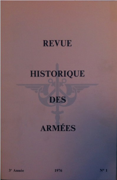 Revue Historique des Armées, 1976, n° 1